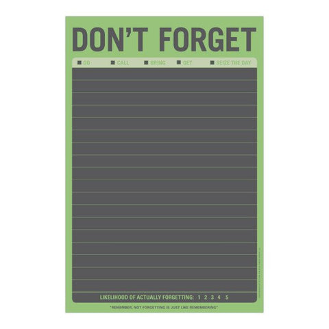 DON'T FORGET CHALKBOARD WALL PLANNER