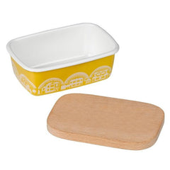 ENAMEL BUTTER DISH