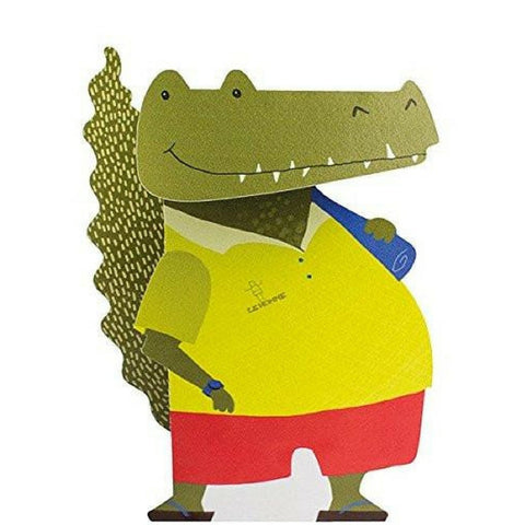 3D Crocodile Card