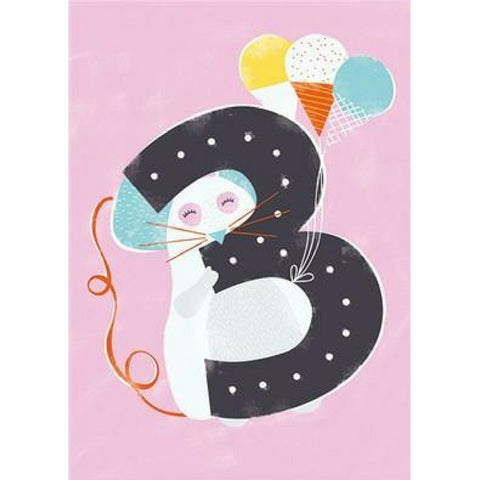 3rd Birthday Mouse Card