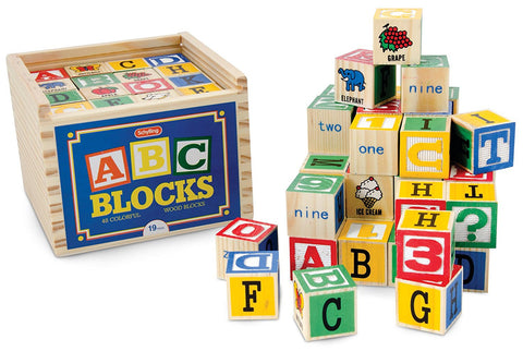 ALPHABET WOODEN BLOCKS