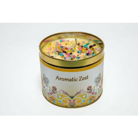 AROMATIC ZEST CANDLE IN A TIN