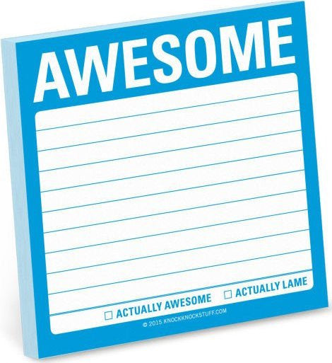 Awesome Sticky Notes by Knock Knock