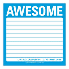Awesome Sticky Notes by Knock Knock