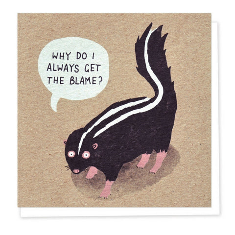 ANGRY SKUNK CARD