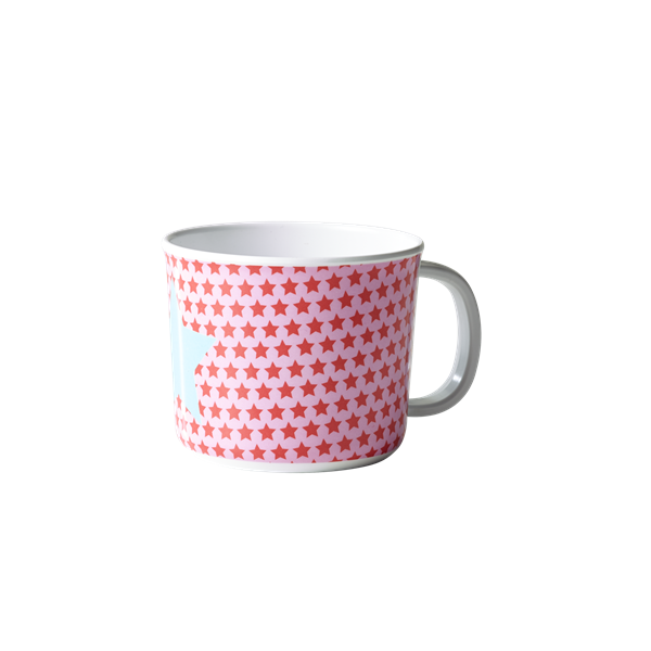 Baby Melamine Cup with Red Star Print