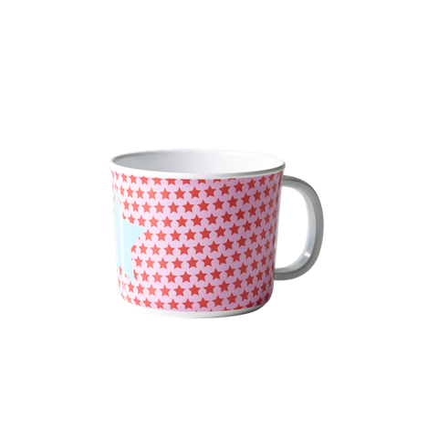 Baby Melamine Cup with Red Star Print