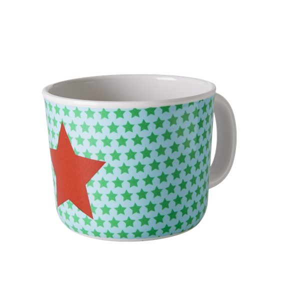 Baby Melamine Cup with Blue Star Print