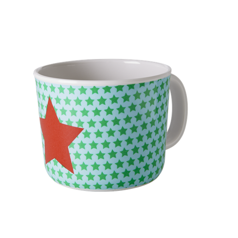 Baby Melamine Cup with Blue Star Print
