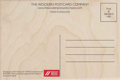 Blue Tit Wooden Postcard