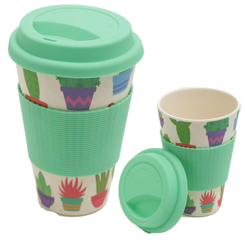 CACTUS ECO-FRIENDLY BAMBOO MUG