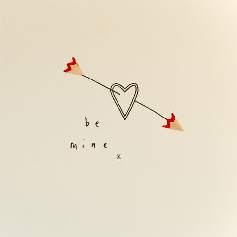 BE MINE VALENTINES DAY CARD