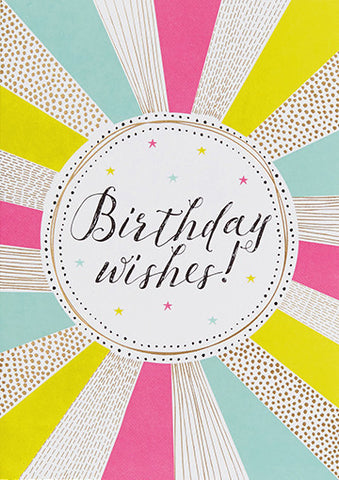 BIRTHDAY WISHES CARD
