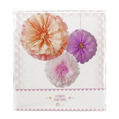 Blush Pom Pom Decorations