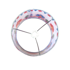 Embroidered Bohemian White Lampshade