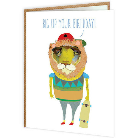 BIG UP YOUR BIRTHDAY CARD