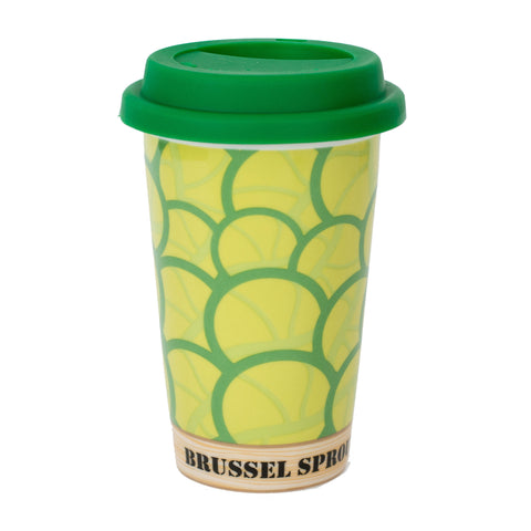 BRUSSEL SPROUTS CERAMIC TRAVEL MUG