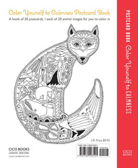 COLOUR YOURSELF TO CALMNESS POSTCARD BOOK