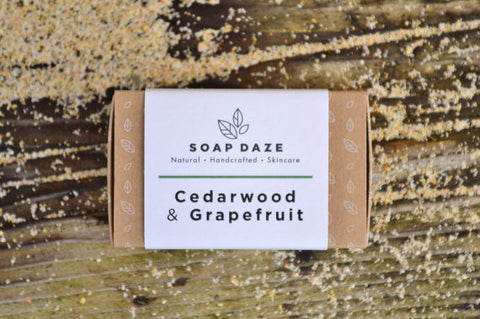 CEDARWOOD AND GRAPEFRUIT HANDCRAFTED SOAP