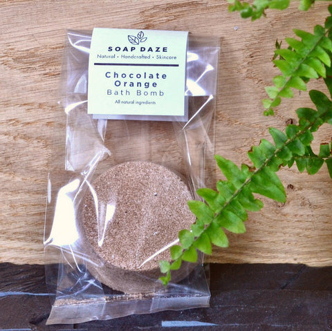 CHOCOLATE AND ORANGE HANDCRAFTED BATH BOMB