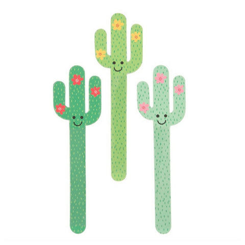 COLOURFUL CACTUS NAIL FILE IN ASSORTED COLOURS