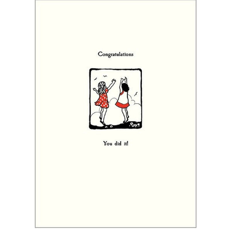 Congratulations You Did It Card