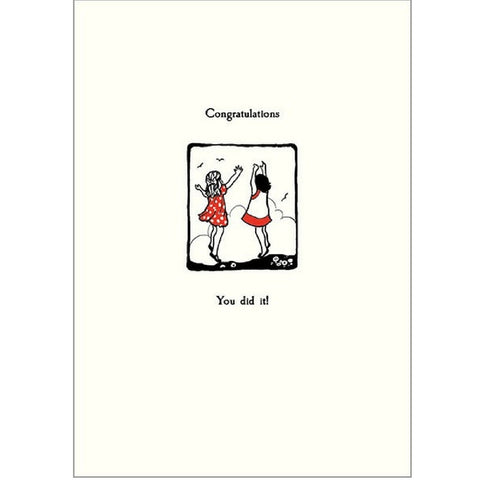 Congratulations You Did It Card
