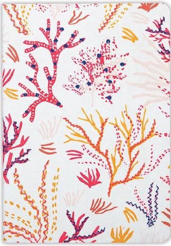 Coral Handmade Embroidered Journal