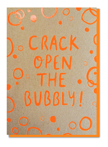 Crack Open the Bubbly Card