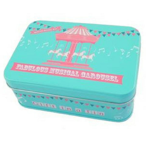 FABULOUS MUSICAL CAROUSEL IN A TIN
