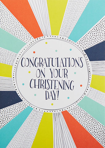 CONGRATULATIONS ON YOUR CHRISTENING DAY!