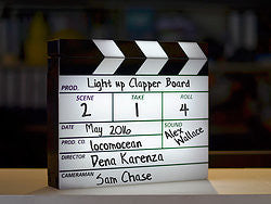 FILM CLAPPER BOARD LIGHT BOX