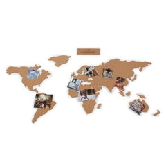 CORKBOARD WORLD MAP