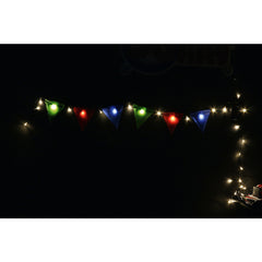 COLOURFUL LED LIGHT UP BUNTING