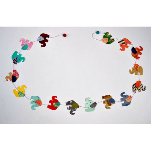 Elephant Paper Garland