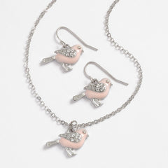 BIRD ENAMEL DROP EARRINGS