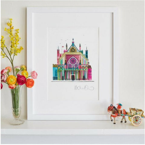 EXETER CATHEDRAL PRINT