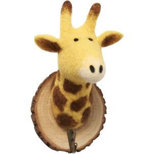 FELT GIRAFFE DECORATION WITH HANGING HOOK