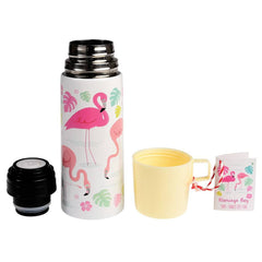 FLAMINGO BAY FLASK AND CUP