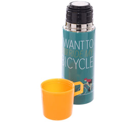 CYCLING DESIGN STAINLESS STEEL FLASK