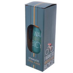 CYCLING DESIGN STAINLESS STEEL FLASK