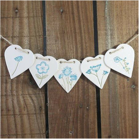 CERAMIC FLOWER BUNTING