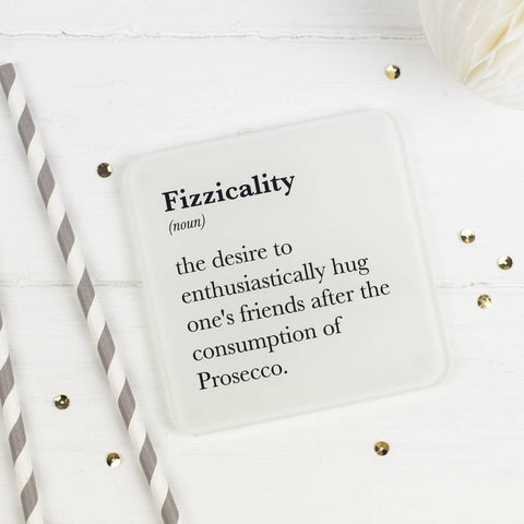 FIZZICALITY GLASS COASTER