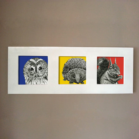 Animal Ink Wooden Picture