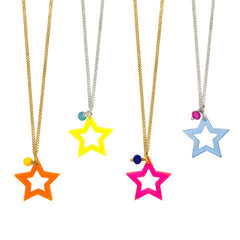 ACRYLIC PENDANT NECKLACE
