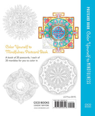 COLOUR YOURSELF TO MINDFULNESS POSTCARD BOOK