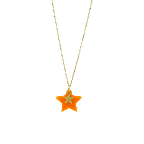 ACRYLIC PENDANT NECKLACE