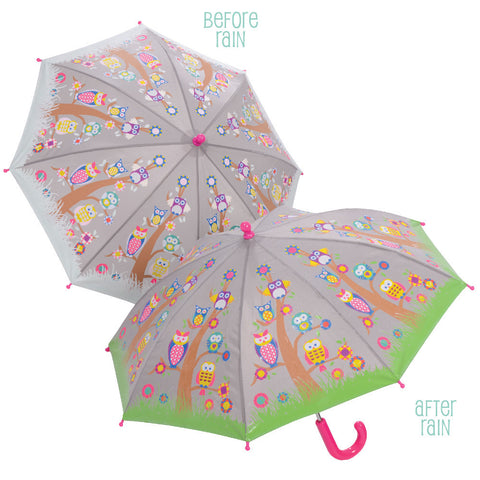 COLOUR CHANGING OWL UMBRELLA