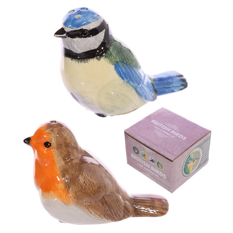 BRITISH BIRDS SALT & PEPPER SET