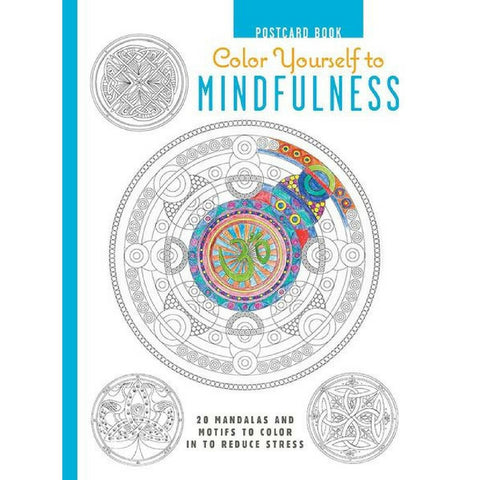 COLOUR YOURSELF TO MINDFULNESS POSTCARD BOOK